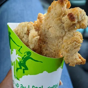 Air fried chicken tenders. Ok.