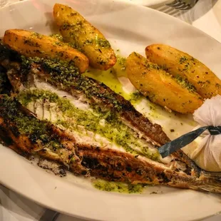 Branzino (our favorite dish)