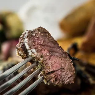 Arni Souvlaki (grilled lamb skewer) $40