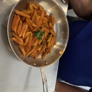 Spicy sausage penne