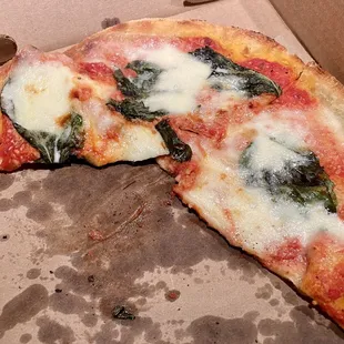 Deep fried margherita pizza-so good they couldn&apos;t wait for me to take a photo!