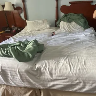 To not even full-size beds together to make a bed