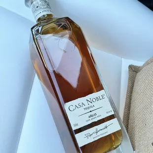 $75 bottle of Casa Noble Anejo Tequila with the medallion missing &amp; no returns accepted!