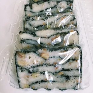 #11! Korean rice cake with walnut, peanuts and black sesame.