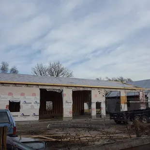 Another view of progress at Horns Automotive.