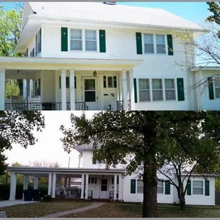 Carport addition in the historic district in Newton, Ks