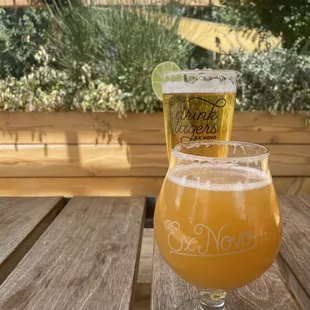 Outdoor drinking area