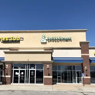 exterior of exbeeriment brewing