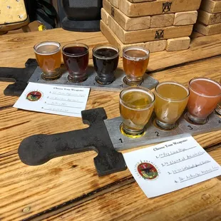 Beer flights!