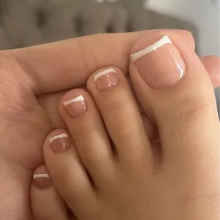 french pedicure