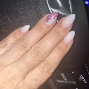 Asked for almond ombré French and they are so gorgeous!!
