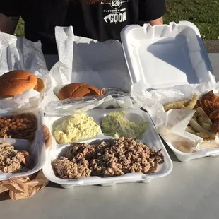 chicken wings and fried chicken, food