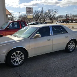 Fixed air ride suspension on this 2008 Cadillac DTS. Replaced all struts and shocks.