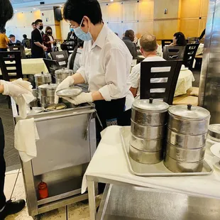 Reloading of Dim Sum  carts