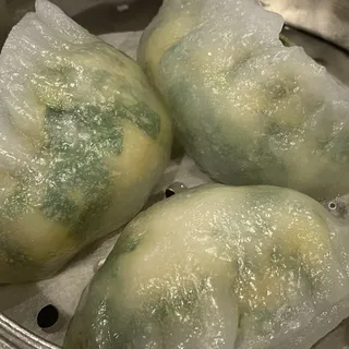 7. Chive and Shrimp Dumplings