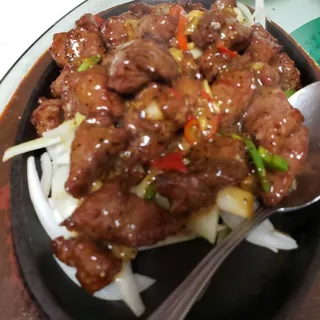 41. Sizzling Beef with Black Pepper