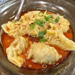 Hot and Spicy Wontons