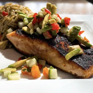 grilled seafood, food, fish, seafood, grilled fish