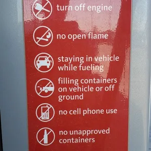 Had to correct someone for using their phone while pumping gas.  Always correct someone when they're wrong.