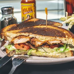 grilled fish, food