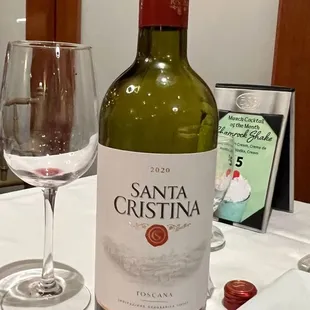 Bottle of Santa Cristina