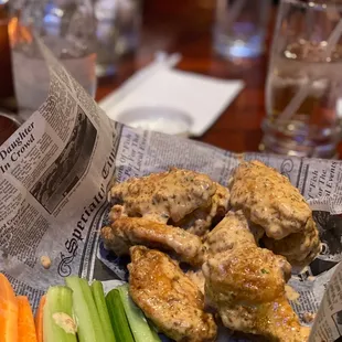 Spicy Garlic Chicken Wings