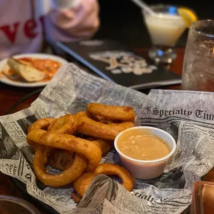 Basket of Onion Rings