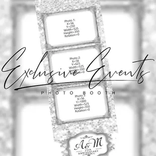 Anniversary Photo Booth Strip