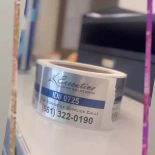 Sealed with care! Our stickers mean service you can trust.