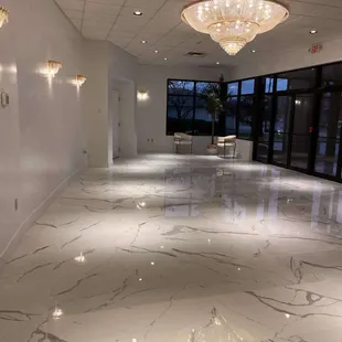 Our beautiful newly renovated lobby