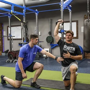 Personal training with Griffin.