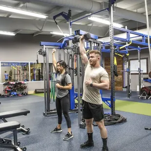 Personal training with Jared.