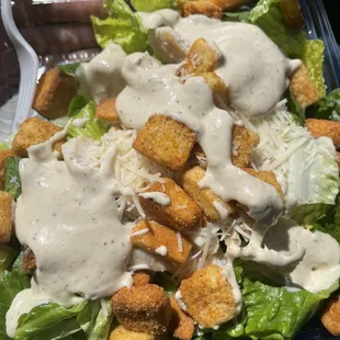 Chicken Caesar salad