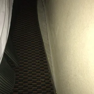 Peeling carpet at the Executive In