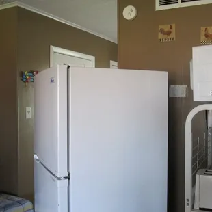 Had to move fridge out of the way to reach thermostat..
