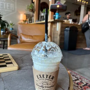 Delicious vanilla Frappuccino