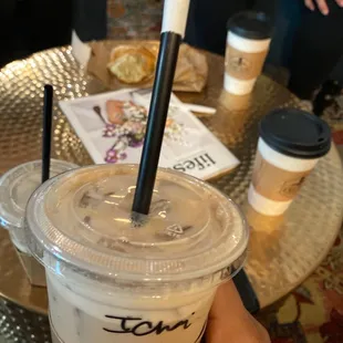 Iced Chai with almond milk