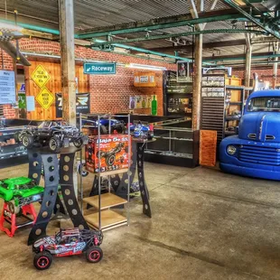 Inside our showroom/store