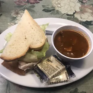 Open Faced Turkey Sandwich