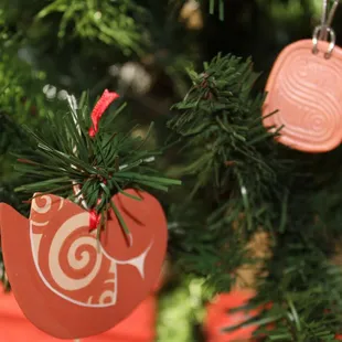 Native American Christmas tree decorations.