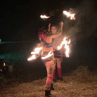 Fire tricks