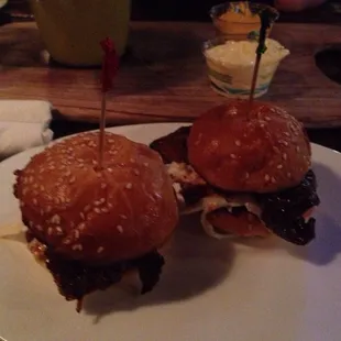 BBQ Beef Brisket Sliders