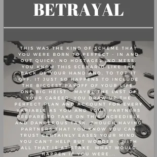 Exit Games KC | Betrayal Room - What would happen if you were... Betrayed?