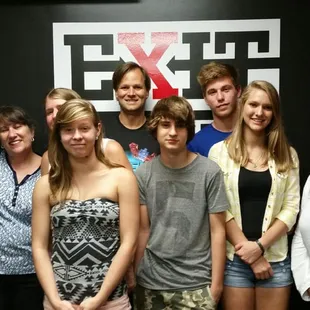 Our group for Murder Mystery! We didn't make it out - this time.