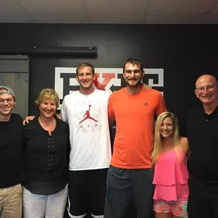 Cody and Tyler Zeller, along with their awesome family got "Lost in Space" this afternoon. They made it out with 3 minutes to spare!