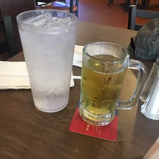 Why are the water cups so much bigger than the beer mugs?
