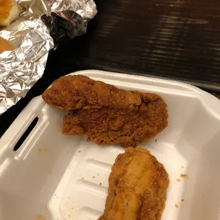 Overcooked Chicken Tenders