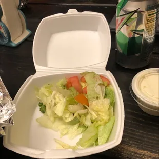 Salad, just opened