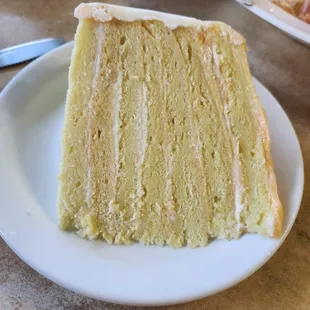 Smith Island Creamsicle cake.