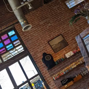 Cool spot for good coffee.